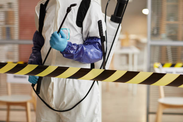 Professional Biohazard Cleanup technician working in Cloverdale, VA